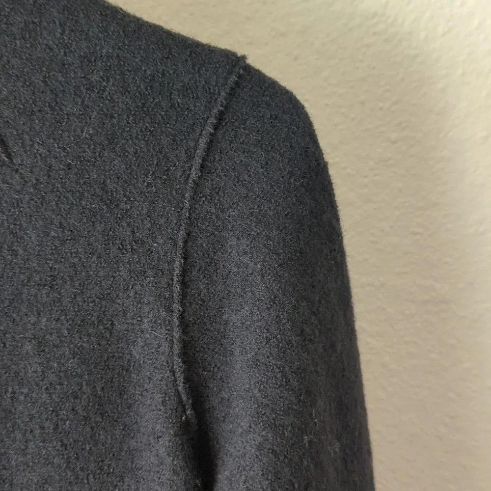 Harris Wharf London draped wool trench coat Italy size xs - Picture 9 of 11